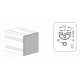 Zárókupak - 60x60 - Fekete - V2 Zárókupak - 60x60 - Fekete - V2