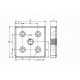 Talplemez - 60x60 - M10 - Fekete Talplemez - 60x60 - M10 - Fekete