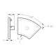 Zárókupak - R30x60 - 45 - Fekete Zárókupak - R30x60 - 45 - Fekete
