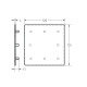 Zárókupak - 120x120 - Fekete Zárókupak - 120x120 - Fekete