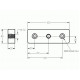 Talplemez - 120x40 - M12 - Alu Talplemez - 120x40 - M12 - Alu