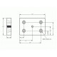 Talplemez - 120x80 - M10 - Alu Talplemez - 120x80 - M10 - Alu