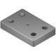 Talplemez - 120x80 - M10 - Alu Talplemez - 120x80 - M10 - Alu