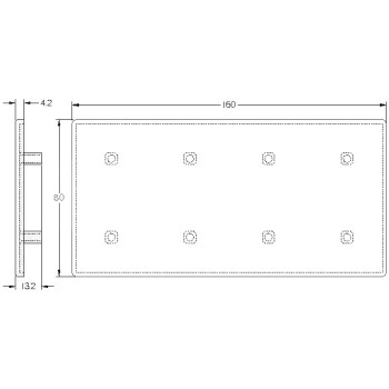 Zárókupak - 160x80 - Szürke