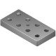 Talplemez - 160x80 - M12 - Alu Talplemez - 160x80 - M12 - Alu