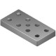 Talplemez - 160x80 - M16 - Alu Talplemez - 160x80 - M16 - Alu