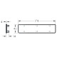 Zárókupak sarokelemekhez - 160x80 - Szürke Zárókupak sarokelemekhez - 160x80 - Szürke