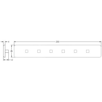 Zárókupak - 200x28 - Szürke