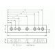 Talplemez - 200x40 - M12 - Alu Talplemez - 200x40 - M12 - Alu