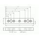 Talplemez - 200x40 - M20 - Alu Talplemez - 200x40 - M20 - Alu