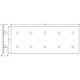 Zárókupak - 200x80 - Szürke Zárókupak - 200x80 - Szürke