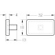 Zárókupak - 32x18 - Szürke Zárókupak - 32x18 - Szürke
