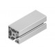 Aluprofil - 40x40 - Két oldalon zárt - 90 - X típus - utolsó méterek Aluprofil - 40x40 - Két oldalon zárt - 90 - X típus - utolsó méterek