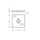 Zárókupak - 40x40 - Zn - Fekete Zárókupak - 40x40 - Zn - Fekete