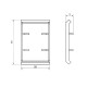 Zárókupak sarokelemekhez - 60x60 - Fekete Zárókupak sarokelemekhez - 60x60 - Fekete