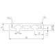 Aluprofil - 80x16 Aluprofil - 80x16