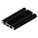 Aluprofil - 80x16 - Fekete Aluprofil - 80x16 - Fekete