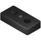 Talplemez - 80x40 - M10 - Fekete Talplemez - 80x40 - M10 - Fekete