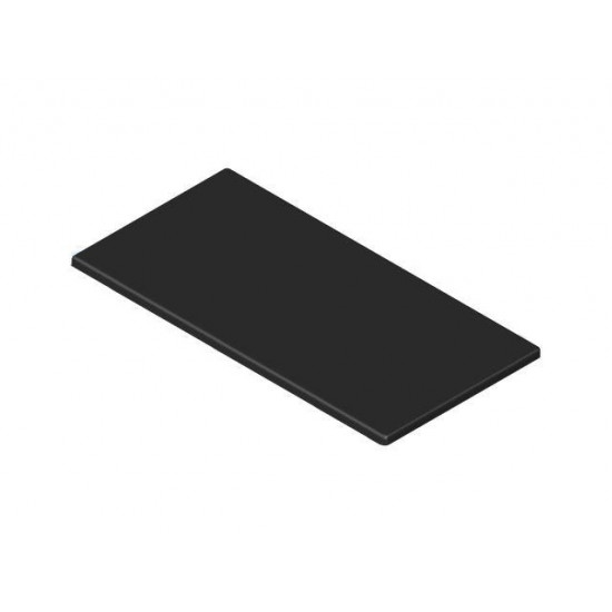 Zárókupak - 80x40 - Fekete - X típus - Utolsó darabok