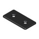 Zárókupak - 80x40 - Zn - Fekete Zárókupak - 80x40 - Zn - Fekete