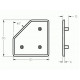 Zárókupak - 80x80 - 45 - Fekete Zárókupak - 80x80 - 45 - Fekete