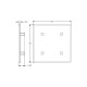 Zárókupak - 80x80 - Szürke Zárókupak - 80x80 - Szürke