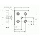 Talplemez - 80x80 - M10 - Alu Talplemez - 80x80 - M10 - Alu