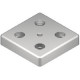 Talplemez - 80x80 - M10 - Alu Talplemez - 80x80 - M10 - Alu