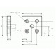 Talplemez - 80x80 - M16 - Alu Talplemez - 80x80 - M16 - Alu
