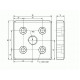 Talplemez - 80x80 - M20 - Fekete Talplemez - 80x80 - M20 - Fekete
