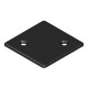Zárókupak - 80x80 - Zn - Fekete Zárókupak - 80x80 - Zn - Fekete