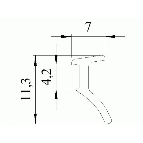 Gumikéder - TPE - 4/6 - Fekete