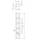 Összekötő elem - 4xM8 L=180mm Összekötő elem - 4xM8 L=180mm