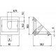 Sarokelem - 40x40 - Zn - V2 Sarokelem - 40x40 - Zn - V2