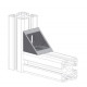 Sarokelem - 40x40 - Zn - V2 Sarokelem - 40x40 - Zn - V2