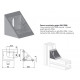 Sarokelem - 40x40 - Zn - V2 Sarokelem - 40x40 - Zn - V2