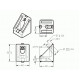 Sarokelem - 40x40 - Zn - 45 Sarokelem - 40x40 - Zn - 45