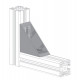 Sarokelem - 80x80 - Zn - V2 Sarokelem - 80x80 - Zn - V2