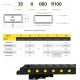 IRK35 Energialánc - 35x80 - R150 - zárt - nyitható IRK35 Energialánc - 35x80 - R150 - zárt - nyitható