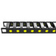 IRK40 Energialánc - 40x400 - R250 - Aluminíum - nyitható IRK40 Energialánc - 40x400 - R250 - Aluminíum - nyitható