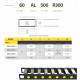 IRK60 Energialánc - 60x250 - R150 - Aluminíum - nyitható IRK60 Energialánc - 60x250 - R150 - Aluminíum - nyitható