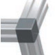 Kockaösszekötő - 45x45 - 3D - V2 Kockaösszekötő - 45x45 - 3D - V2