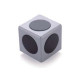 Kockaösszekötő - 45x45 - 3D - V2 Kockaösszekötő - 45x45 - 3D - V2
