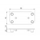 Zárókupak - 90x45 - Szürke Zárókupak - 90x45 - Szürke