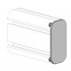 Zárókupak - 90x45 - Szürke Zárókupak - 90x45 - Szürke