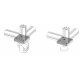 Talpelem - 60x60 - M8 Talpelem - 60x60 - M8
