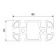 Aluprofil - 60x30 Aluprofil - 60x30