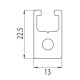 Aluprofil - 13x22,5 Aluprofil - 13x22,5