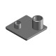 Zárókupak - 22x22 - Fekete Zárókupak - 22x22 - Fekete