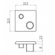 Zárókupak - 22x13 - Szürke Zárókupak - 22x13 - Szürke